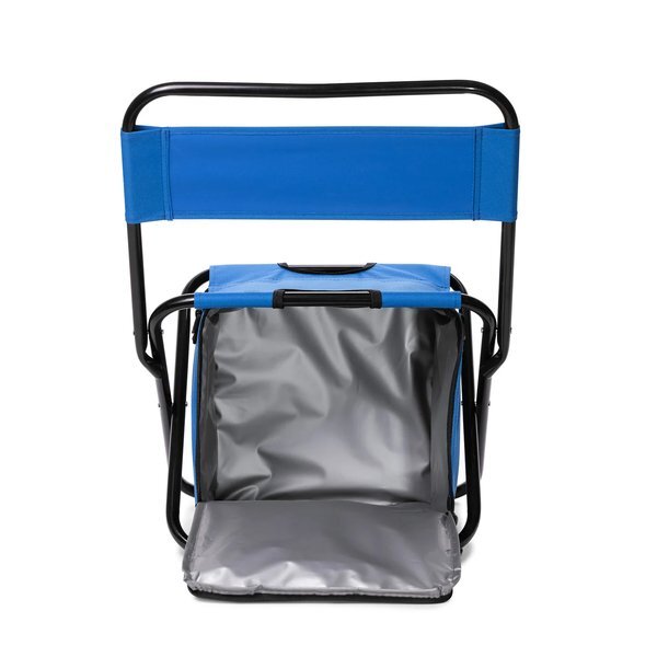 Folding Chair with 24 Can Cooler Bag & Pockets