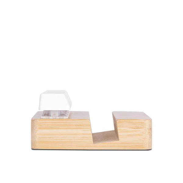 Bamboo Phone Stand & Keypad Stress Reliever