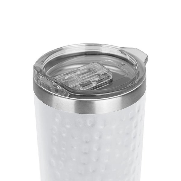 Dimpled Double Wall Stainless Steel Mug, 20 oz.