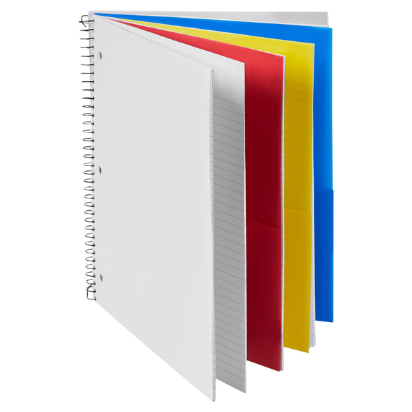 Team 365 Spiral 5-Subject Notebook, 8.5"W x 11"H