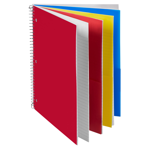 Team 365 Spiral 5-Subject Notebook, 8.5"W x 11"H