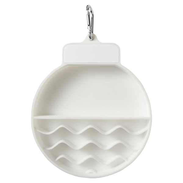 Portable Travel Pet Feeder with Suction Mat