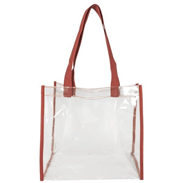 Coronado Clear PVC Open Top Tote