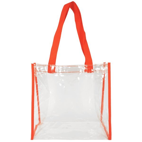 Coronado Clear PVC Open Top Tote
