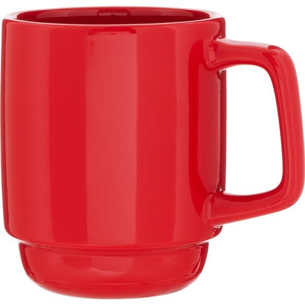 Olly Glossy Ceramic Mug, 16 oz.