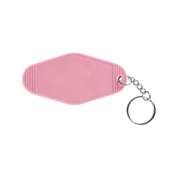 Retro Recycled ABS Motel Key Tag