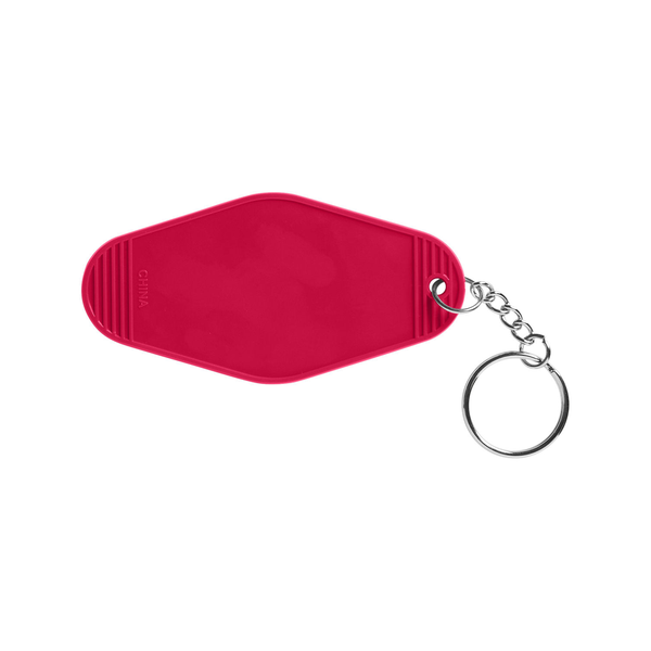Retro Recycled ABS Motel Key Tag