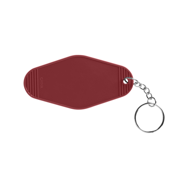 Retro Recycled ABS Motel Key Tag
