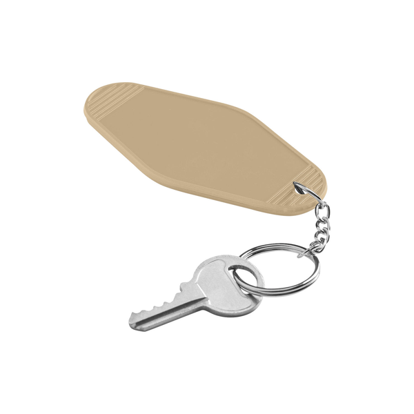 Retro Recycled ABS Motel Key Tag