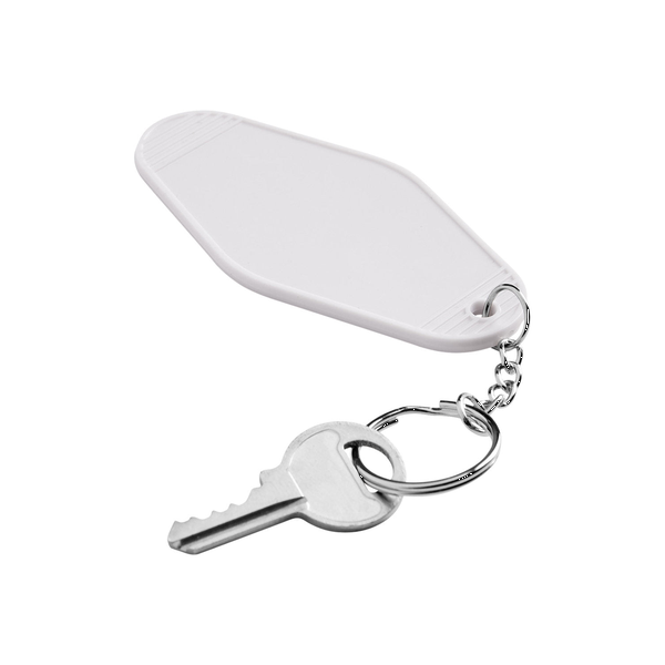 Retro Recycled ABS Motel Key Tag