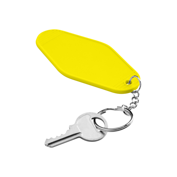 Retro Recycled ABS Motel Key Tag