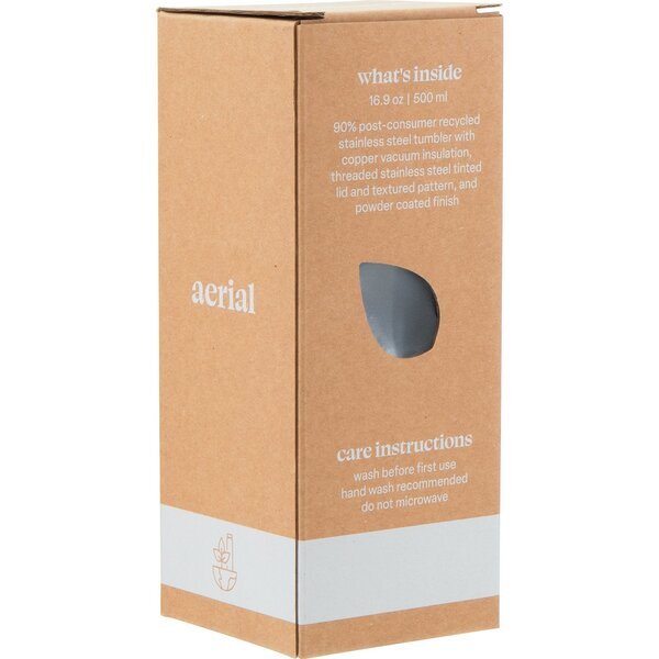 h2go Aerial Recycled Stainless Steel Tumbler, 16.9 oz.