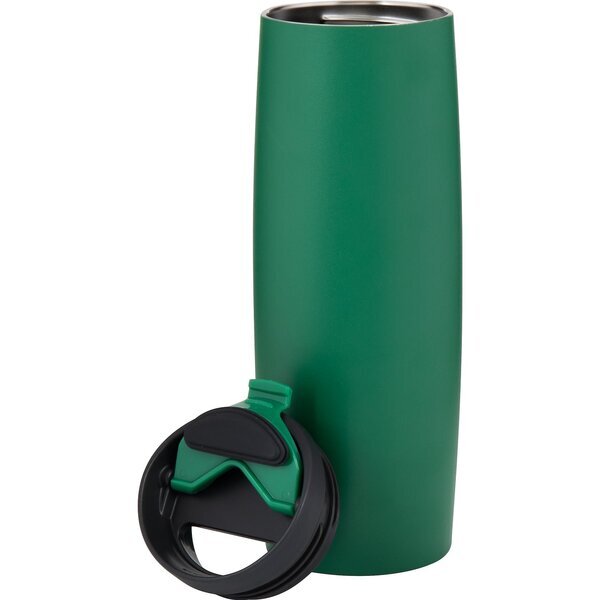Cove Matte Double Wall Snap Close Tumbler, 16.9 oz.