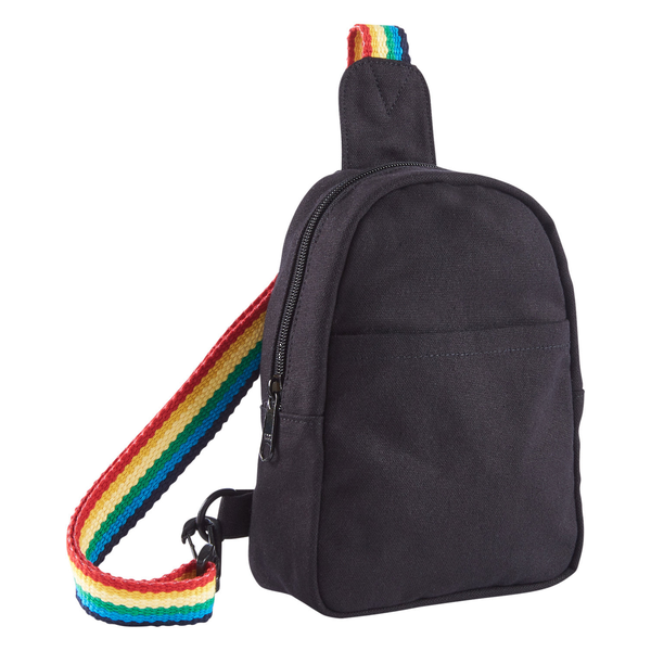 B.Free Rainbow Pride Cotton Crossbody Bag