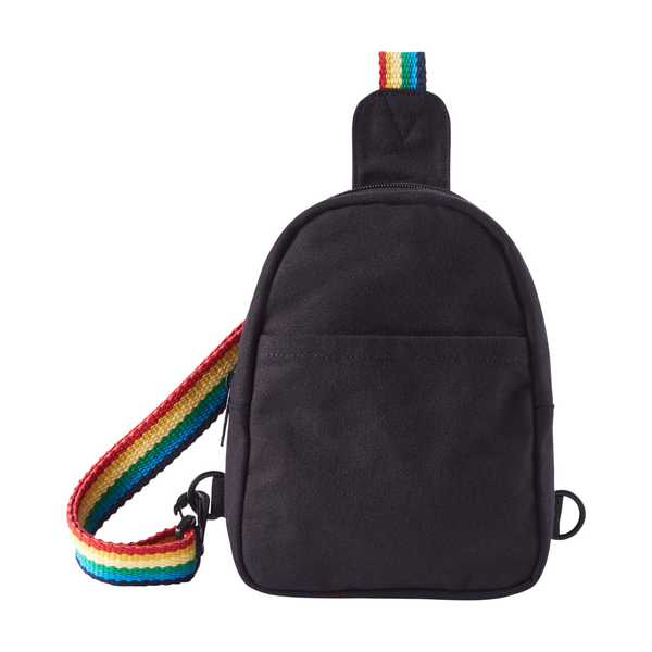 B.Free Rainbow Pride Cotton Crossbody Bag