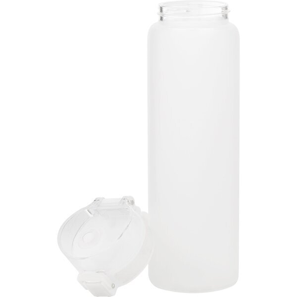 h2go Mudra Translucent Single Wall Glass Bottle, 20.9 oz.