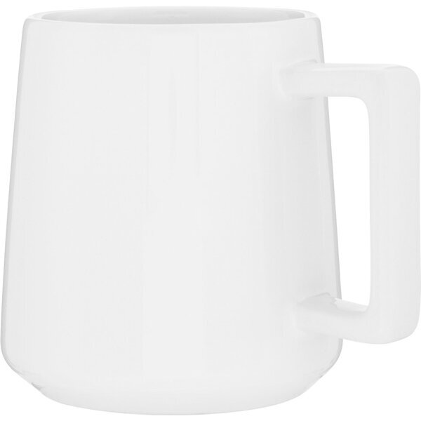 Jude Glossy Colored Exterior Ceramic Mug, 17 oz.