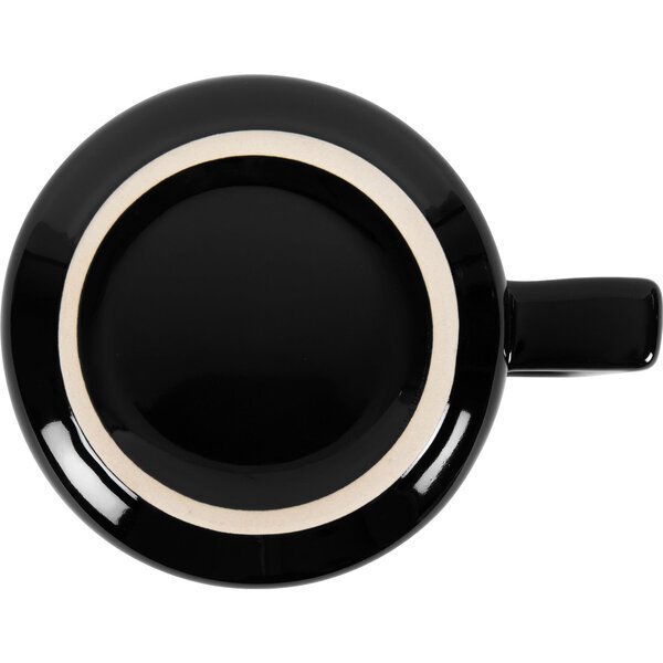 Jude Glossy Colored Exterior Ceramic Mug, 17 oz.