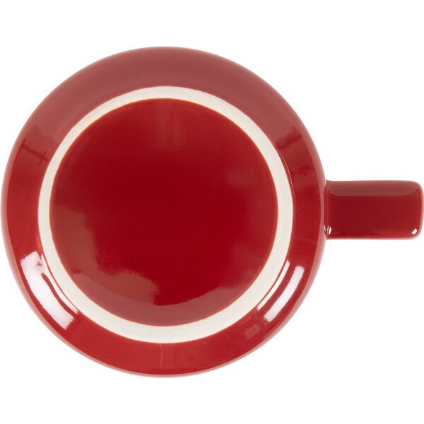 Jude Glossy Colored Exterior Ceramic Mug, 17 oz.