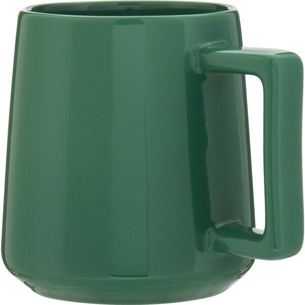 Jude Glossy Colored Exterior Ceramic Mug, 17 oz.
