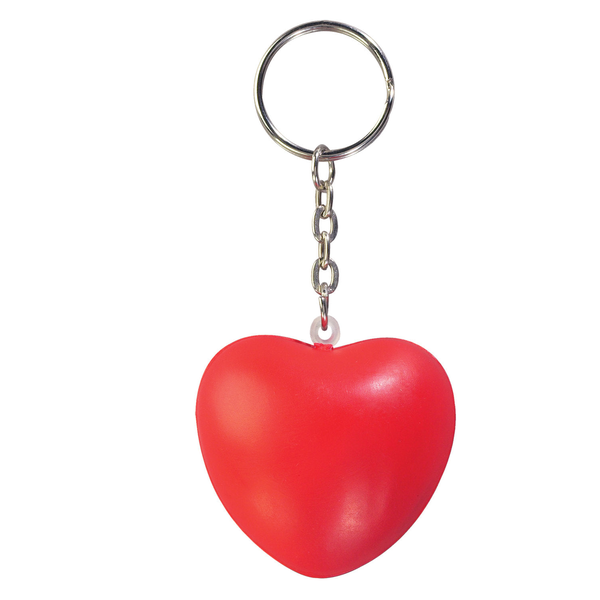 Heart Shape Stress Reliever Keychain