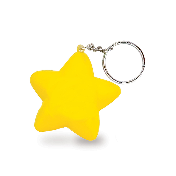 Star Shape Stress Reliever Keychain