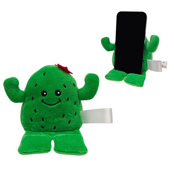 Cactus Phone Pals™ Weighted Plush Phone Holder