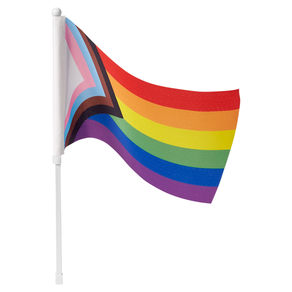 B.Free Rainbow Pride Handheld Flag