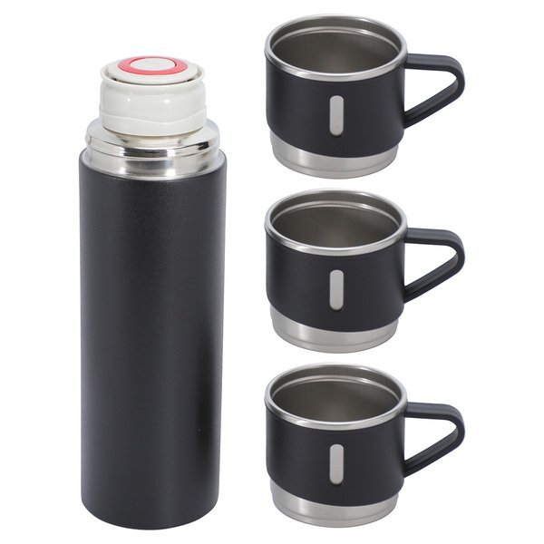 Four-Piece Vacuum Insulated Bottle & Cup Gift Set