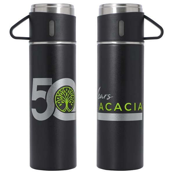 Four-Piece Vacuum Insulated Bottle & Cup Gift Set