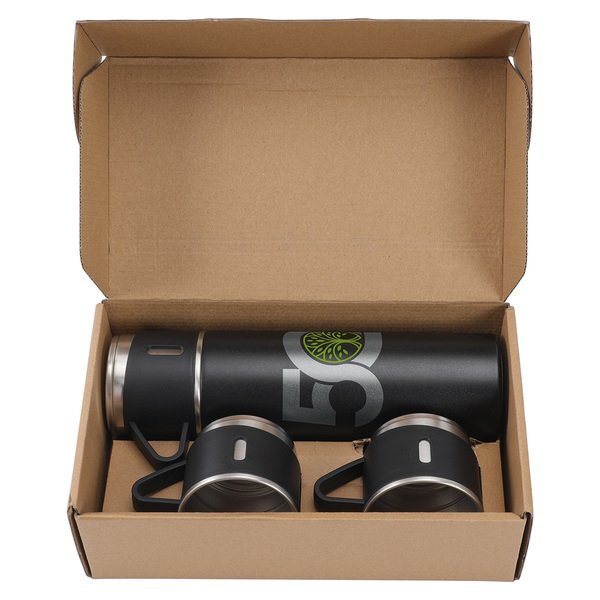 Four-Piece Vacuum Insulated Bottle & Cup Gift Set
