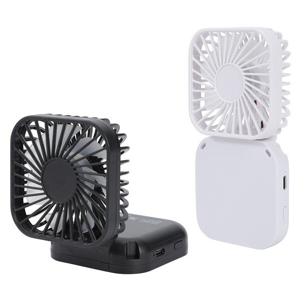 Whirlwind Mini Folding Rechargeable Fan w/ Lanyard