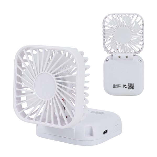 Whirlwind Mini Folding Rechargeable Fan w/ Lanyard