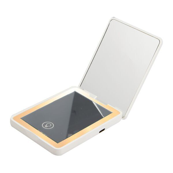 Rechargeable 100% rABS LED Compact Mirror