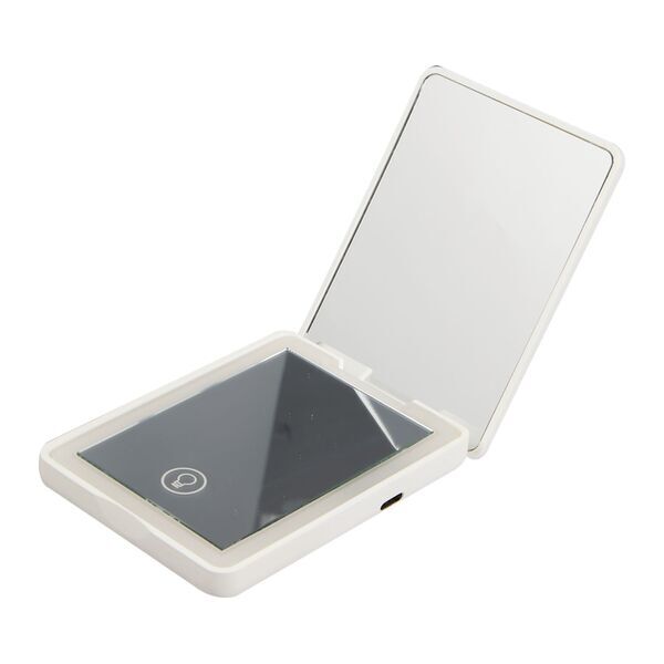 Rechargeable 100% rABS LED Compact Mirror