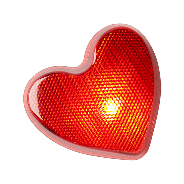 Heart Flashing Clip On Safety Button