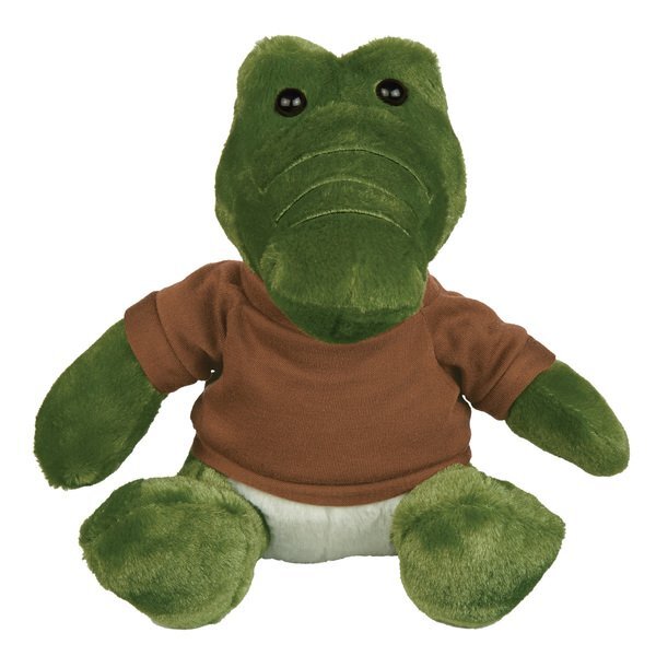 Allie Plush Gator w/ Shirt, 6"