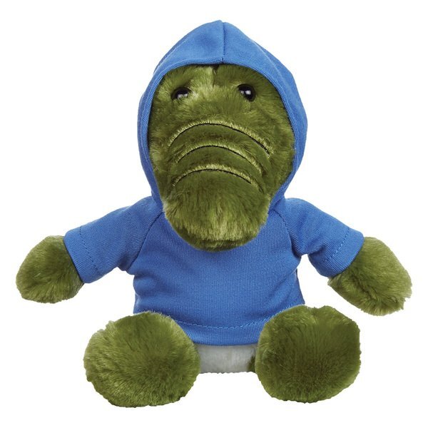 Allie Plush Gator w/ Hoodie, 6"