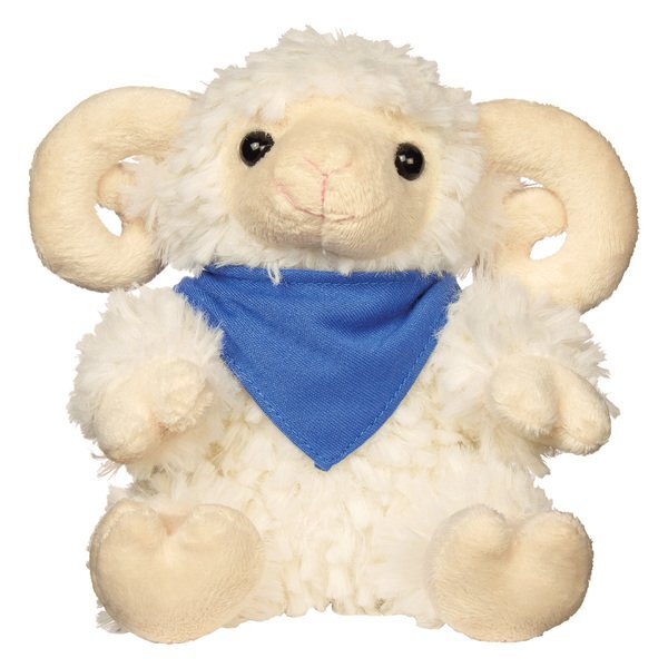 Rowdy Plush Ram w/ Bandana, 6"