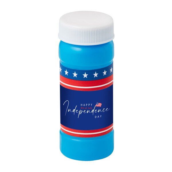 Patriotic Bubbles w/ Full Color Label, 2oz.