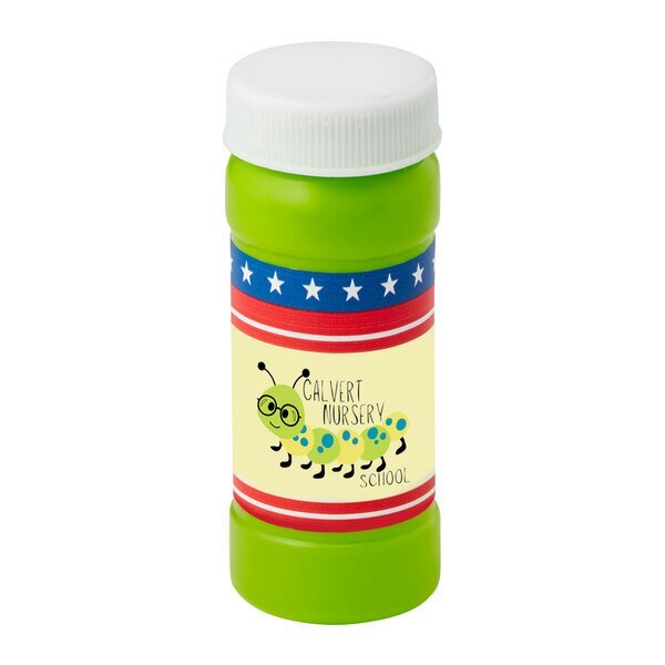 Patriotic Bubbles w/ Full Color Label, 2oz.