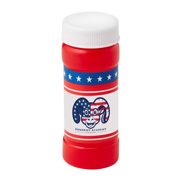 Patriotic Bubbles w/ Full Color Label, 2oz.
