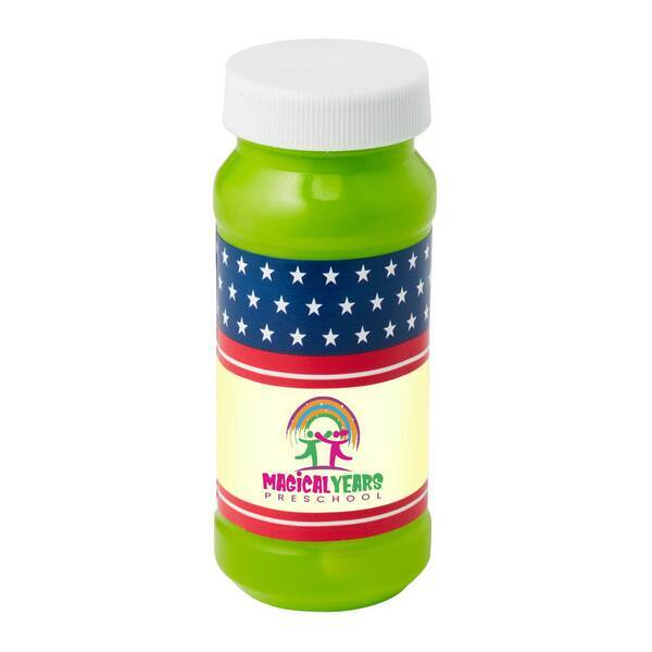 Patriotic Bubbles w/ Full Color Label, 4oz.