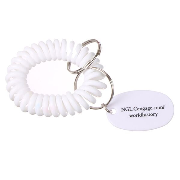 Coil Bracelet with Keychain