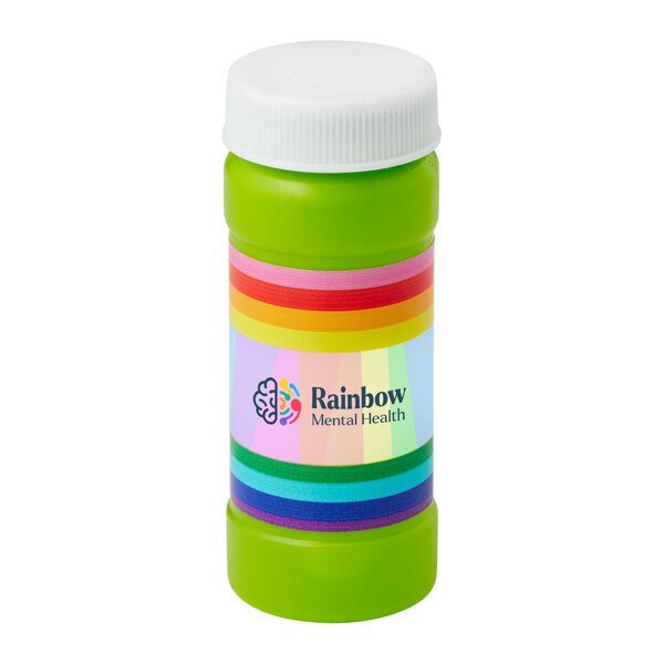 Rainbow Pride Bubbles w/ Full Color Label, 2oz.