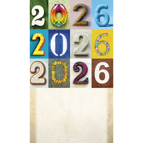 Colorful Impressions Monthly Pocket Planner