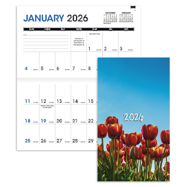 Colorful Impressions Monthly Pocket Planner