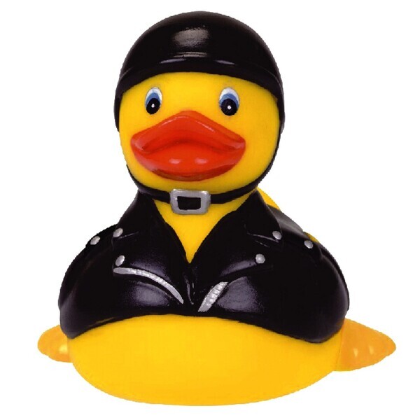 Biker Rubber Duck