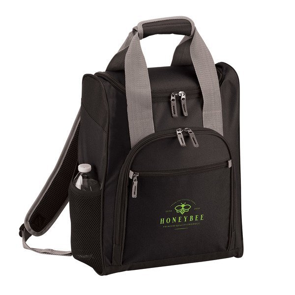 Recycled Polyester 24-Can Backpack Cooler