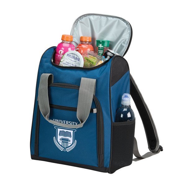 Recycled Polyester 24-Can Backpack Cooler